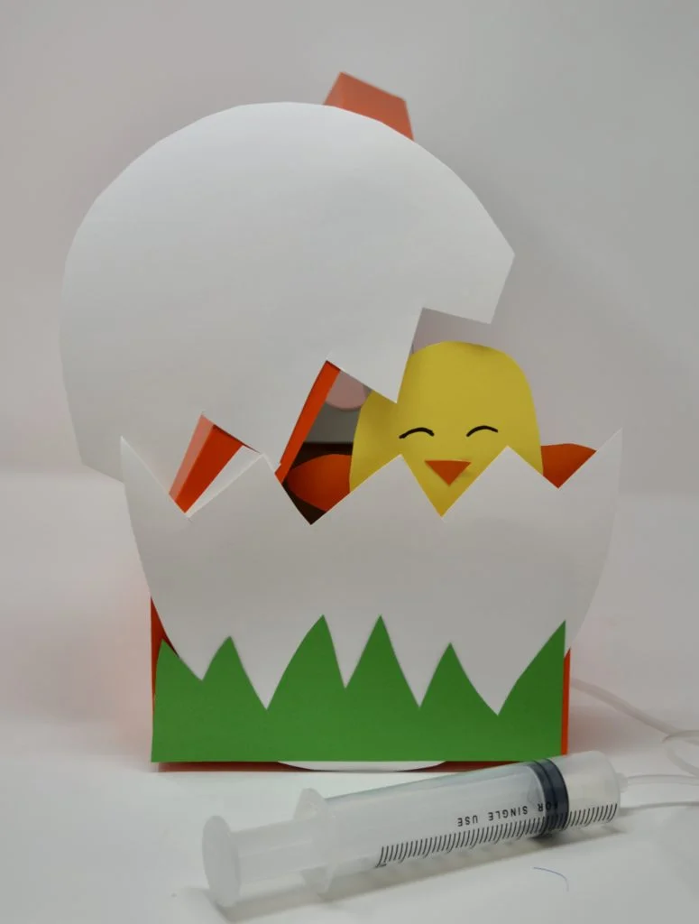 Pneumatic challenge with egg