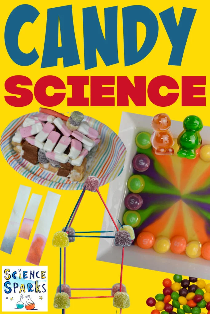 Candy science experimentation