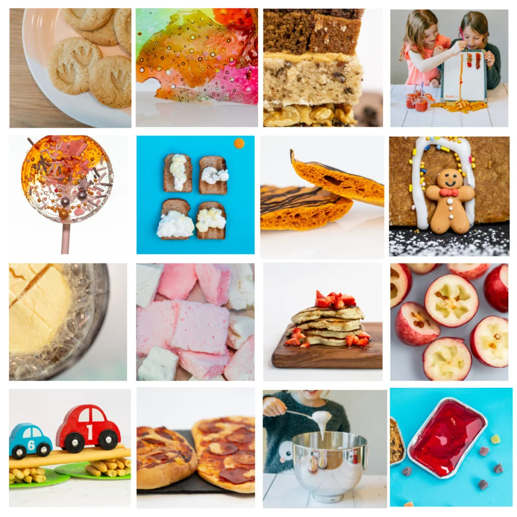 collection of edible experiments that can be done in the kitchen.