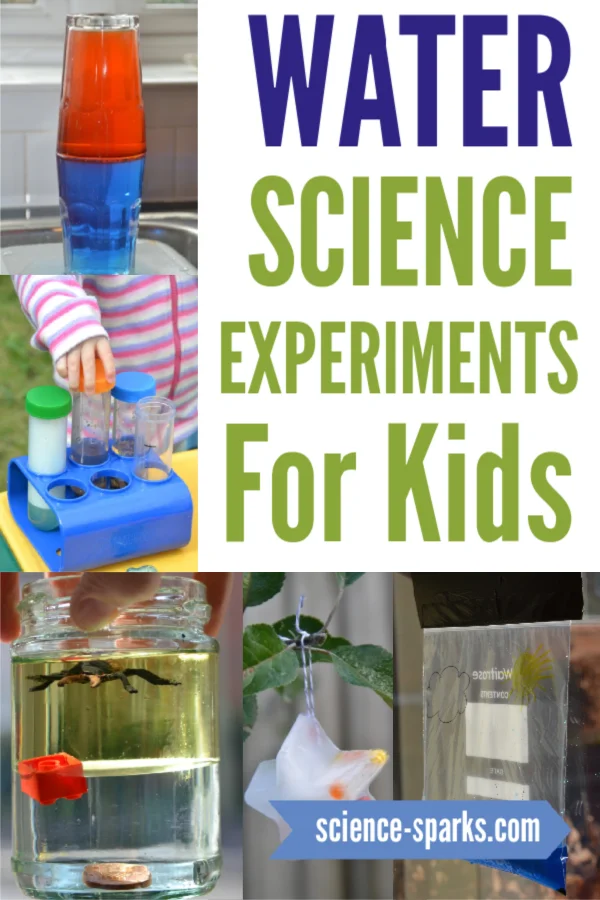 Fun water science experiments for kids